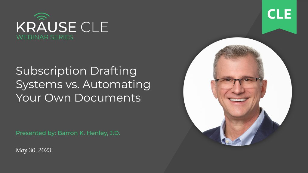 Subscription Drafting Systems vs. Automating Your Own Documents
