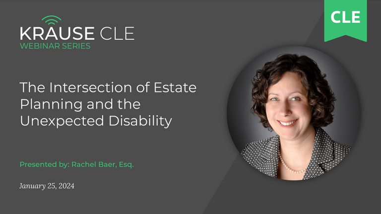 The Intersection of Estate Planning and the Unexpected Disability
