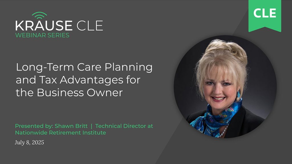 Long-Term Care Planning and Tax Advantages for the Business Owner